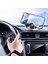 360° Dönebilen Siyah Renk Yapışkanlı Numaratörlü Araç Telefon Tutucu Numaratör 50 Adet Rakam 6