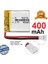 Jst Mx2.0 400 Mah 3.7V Drone Helikopter Oyuncak Araba Telsiz Telefon Pili 1