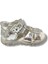 Beebron 1698-20 Çiçek Cırtlı Kız Çocuk Sandalet 21-25 2