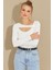 Kadın Beyaz Pencereli Bluz CY438 5