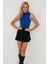 Kadın Saks Kolsuz Bluz LPP1260 4