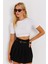 Kadın Beyaz Sırt Dekolteli Crop Bluz CY450 5