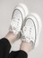 Guja 25Y423-7 Kadın Hakiki Deri 36/41 Yüksek Taban Taşlı Sneaker Ayakkabı 3