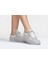 Guja 25Y487 Kadın Gümüş Taşlı Güpürlü Saten Bağcıklı Sneaker Ayakkabı 1