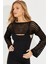 Kadın Siyah Ajurlu Bolero YV115 4