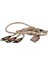 PM-2368 Micro USB - Type-C - Lightning Şarj ve Data Kablosu 2.1 Amper 110CM Örgülü 2