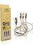 PM-2368 Micro USB - Type-C - Lightning Şarj ve Data Kablosu 2.1 Amper 110CM Örgülü 3