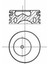 31-04303-040 Motor Piston Seğman 0.40 Palio Siena Uno 1.4 8 Valf 89 80X50 1