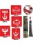 Türkçülük Sembolleri Hint Kınası ile Geçici Dövme Yapma Seti 1