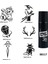 Savaşçı Geyik Spray Tattoo Geçici Dövme Seti Dark Sprey Dövme Kiti 1