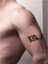 Dalgalanan Türk Bayrağı Tattoo Geçici Dövme Şablonları Kına Kalıpları 2