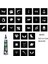 Minimal 27 Adet Erkek Deseni 3 cm Geçici Dövme Şablonu Kınalı Set 1