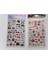 Coffe And Life 3D Kabartmalı Sticker Çıkartma Seti 1