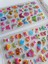 Kelebek ve Şekerleme 3D Kabartmalı Sticker Çıkartma Seti 1