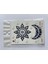 Ay Yıldız Minimal 11X8 cm Yarı Kalıcı Geçici Dövme Yapıştırma Dövme 1