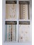 Flash Tattoos Altın Yaldızlı Geçici Dövme 4 Kartela Birden Model2 1
