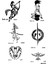 Aşk ve Karadelik Geçici Dövme Kalıpları Tattoo Stencil Modelleri 1