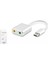 Type-C Tipi Harici Ses Kartı Adaptörü Hi-Fi Magic Voice 7.1 Ch Ses Kartı Adaptörü Kulaklık Mikrofon Dizüstü Çevirici Yüksek Hızlı Type Ses Kartı 2