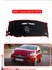 Opel Corsa (2013-2019)TORPİDO Koruma Halısı Kırmızı Kenar 1