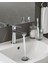 Krom Lavabo Bataryası Gümüş Paslanmaz Prinç Yüksek Gövde Garantili Banyo Musluk Aç Kapa Ergonomik 1