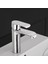 Krom Lavabo Bataryası Gümüş Paslanmaz Prinç Yüksek Gövde Garantili Banyo Musluk Aç Kapa Ergonomik 3