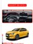 Peugeot 208 (2019+)TORPİDO Koruma Halısı Kırmızı Kenar 1