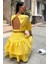 Crop Bluz ve Kat Kat Etekli Takım 10207 8