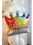 Rengarenk Happy Birthday Yazılı Taç Folyo Balon 3