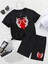 Iskeletkalp Baskılı Şort/t-Shirt Alt-Üst Yazlık Takım 1