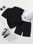 Iskeletkalp Baskılı Şort/t-Shirt Alt-Üst Yazlık Takım 2