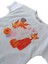 Kız Çocuk Önü Şık Baskılı Arkası Düz T-Shirt Ekru 2
