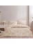 Seç&ser Çift Tarafı Desenli Çift Kişilik Nevresim Takımı Livia Ekru 1
