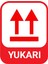 Dikkat Yukarı Kargo Etiketi (Upward) 1