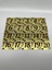 15X15 cm Metal Kapı Masa Dolap Numarası 20'lu Altın Renk 1