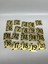 15X15 cm Metal Kapı Masa Dolap Numarası 20'lu Altın Renk 3