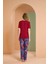 Kadın Bordo Pijama Takım 27129 3