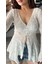 Beyaz Peplum Dantel Bluz 2