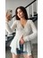 Beyaz Peplum Dantel Bluz 4