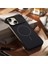 Apple iPhone 13 Uyumlu Kılıf Zebana Elite Titan Metal Kılıf (Kablosuz Şarj Destekli) Siyah 1
