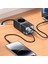 Akım Korumalı USB Type-C Priz Uzatma Kablosu Çok Amaçlı Şarj Cihazı Çoklu Priz 1.5m 2500W 65W Output 1