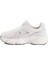 182 G Unisex Beyaz-Gri Hafif Esnek Spor Ayakkabı 2