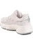 182 G Unisex Beyaz-Gri Hafif Esnek Spor Ayakkabı 4