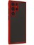 Samsung Galaxy S22 Ultra Kılıf Montreal Silikon Kapak - Kırmızı 2