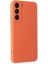Samsung Galaxy S23 Plus Kılıf Nano Içi Kadife Silikon - Turuncu 2