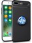 iPhone 7 Plus Kılıf Range Yüzüklü Silikon - Siyah-Mavi – Ince Yapı 1