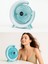 LM-102 | Colorful Breeze | USB Şarjlı | Sessiz | Masaüstü Fan | 3 Kademeli Ayar & Atmosfer Işığı 1