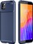 Huawei Y5P Kılıf Auto Focus Karbon Kapak - Lacivert – Darbe Koruma 1