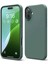 iPhone 16 Plus Kılıf Nano Içi Kadife Silikon - Koyu Yeşil – Darbe Koruma 1