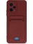Xiaomi Redmi Note 12 4g Kılıf Kelvin Kartvizitli Silikon - Bordo – Darbe Koruma 1