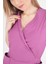 Açık Mor Elegant Model Cerrahi Üniforma Belden Bağlamalı Scrubs Takım 3